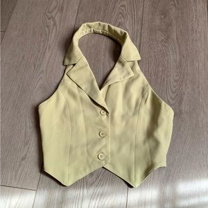 Green Cropped Vest 💚